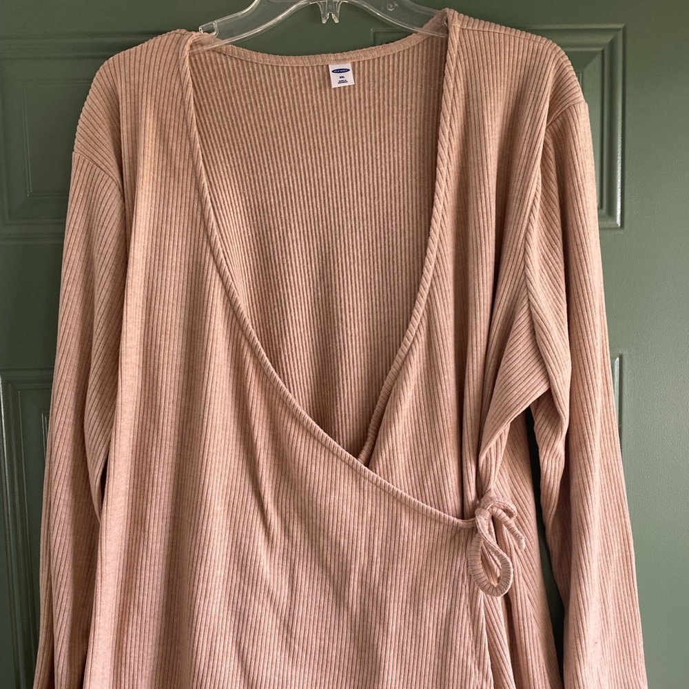 Carmel wrap long sleeve shirt